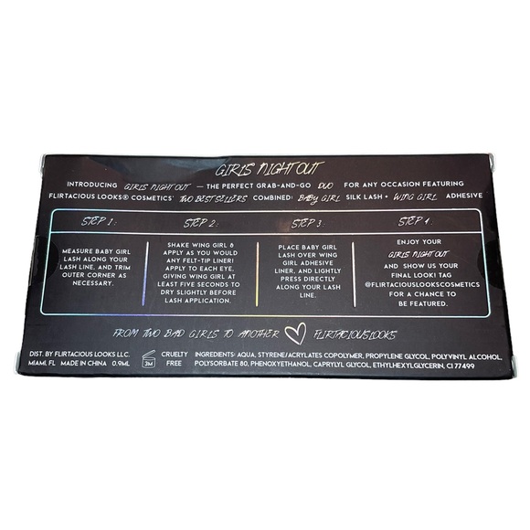 Flirtacious Looks Cosmetics Girls Night Out Falsies Lash Kit - Picture 4 of 6